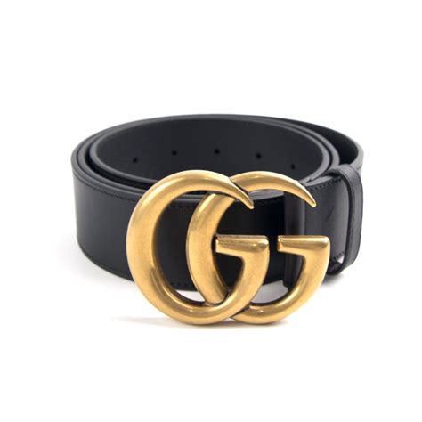 thin gucci belt black|black gucci belt gold buckle.